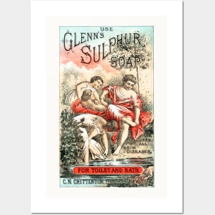 Glenn's Sulphur Soap for toilet and bath Posters and Art